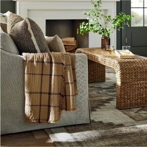 Threshold with Studio McGee 50” x 60” Brown Throw Blanket